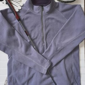 Adidas Clima-proof .Warm fleece pullover in light purple